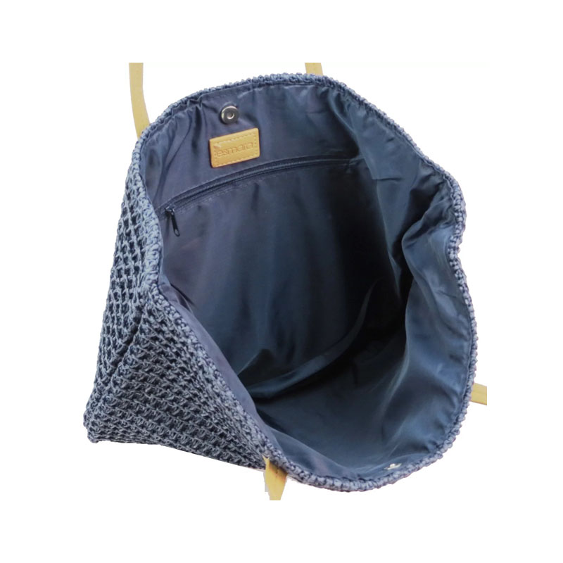 Плетена пляжна сумка, сумка-шопер 2 в 1 Esmara синя (IAN325849 navy) large popup