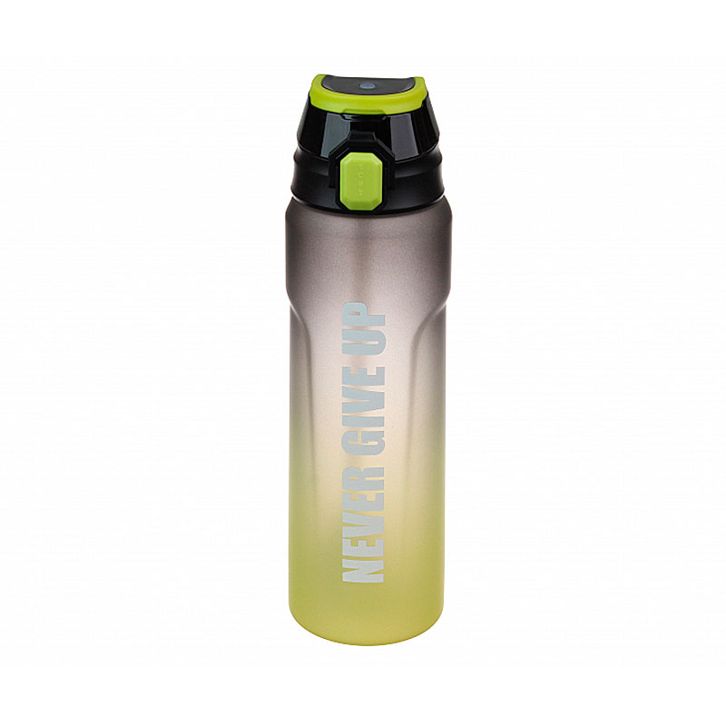Пляшка для води Hdecor спортивна, чорно-жовта 1000 мл (67-4391) large popup