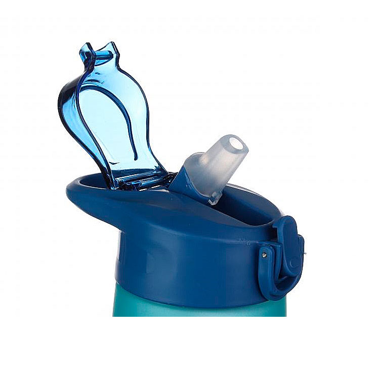 Пляшка для води Hdecor спортивна, синьо-фіолетова 950 мл (67-4056) large popup