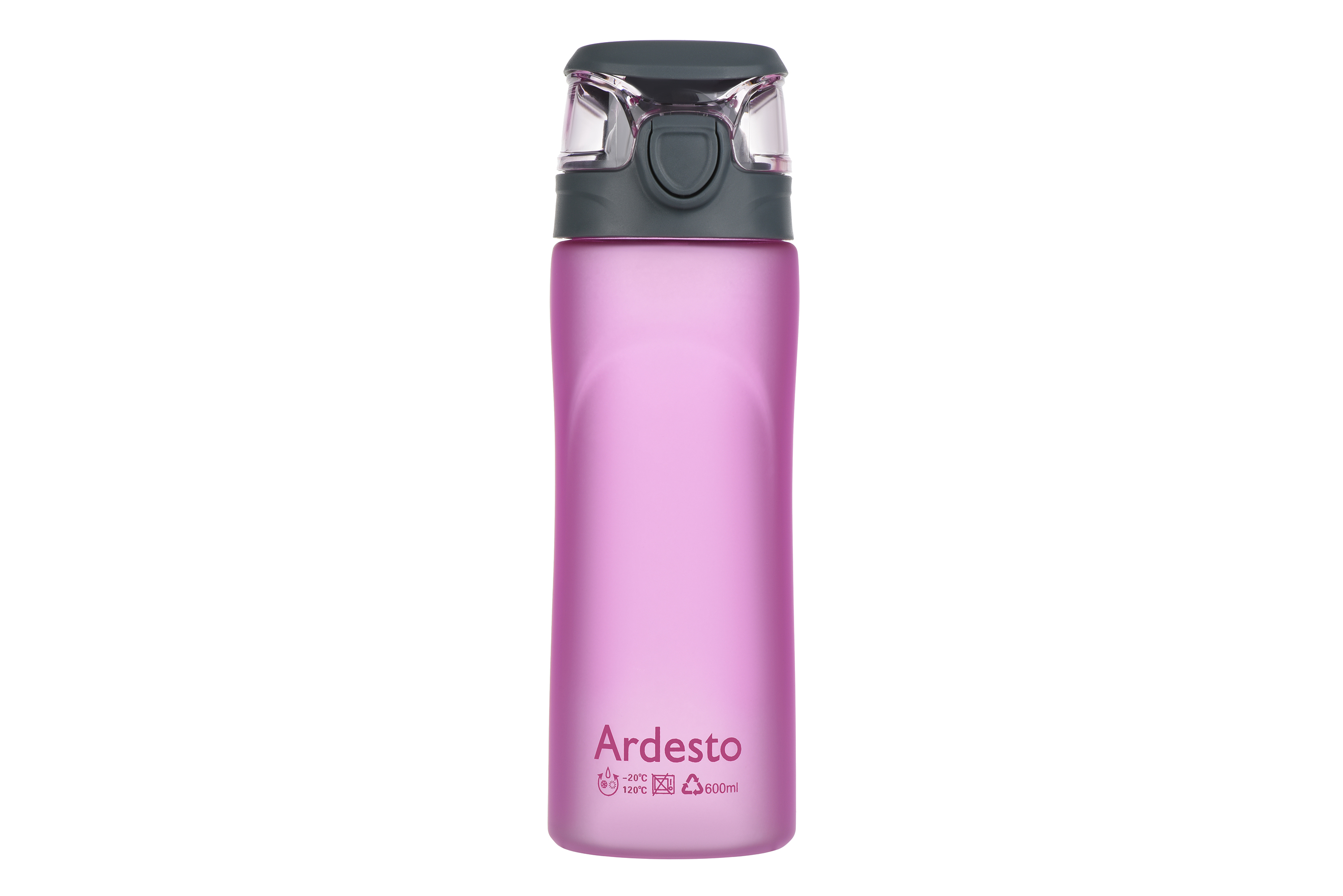 Пляшка для води Ardesto Matte Bottle (600 мл) (AR2205PR) large popup