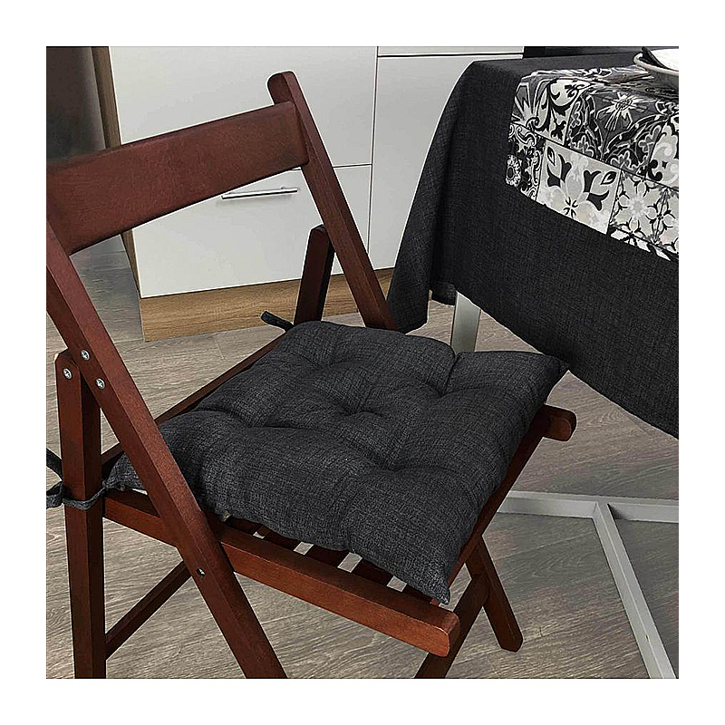 Подушка для стільця  ТМ "Прованс" Black Milan 40*40 (023617) large popup