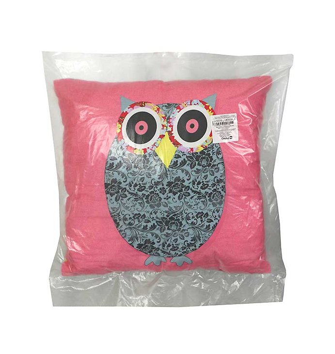 Подушка Руно, декоративна, силіконова Owl Grey, 50х50см (306_Owl Grey) large popup