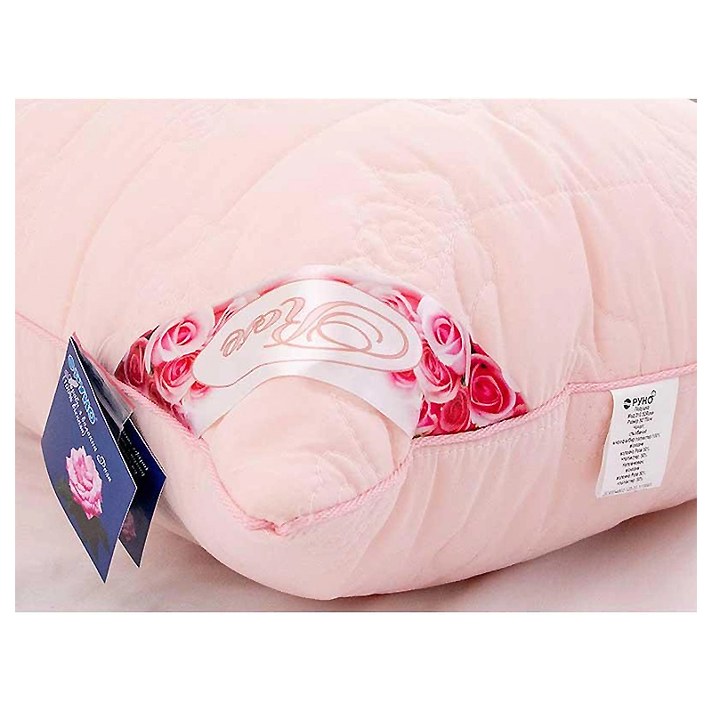 Подушка Руно,  з волокна рози Rose Pink, 50х70 см (310.52Rose Pink) large popup