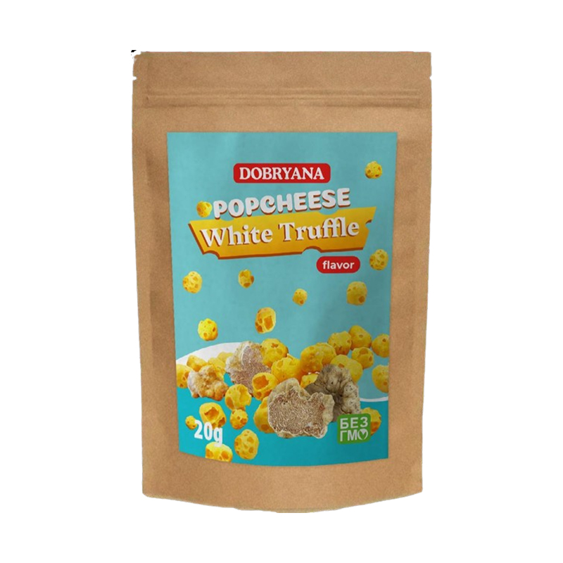 Сир Popchees, сушений спінений зі смаком білого трюфеля, 20 г. (87906) large popup