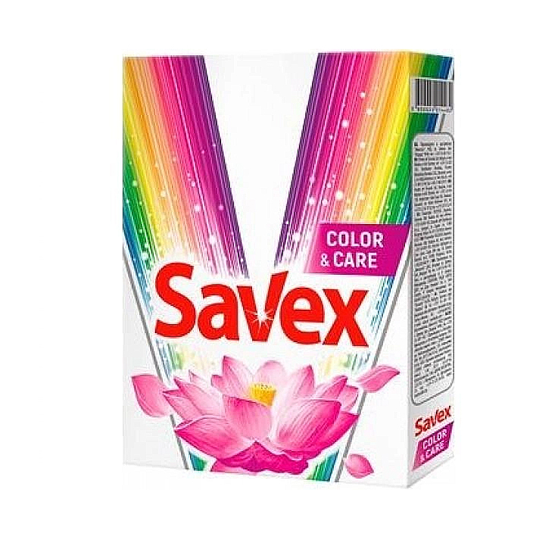 Порошок SAVEX для прання Color&Care automat, 400г large popup