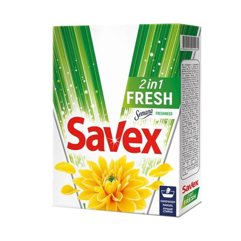Порошок SAVEX для прання Parfum Losk 2 in1 Fresh automat, 400г large popup