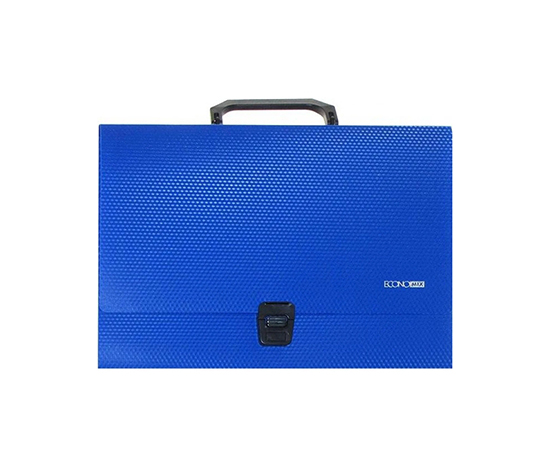 Портфель Economix пластиковый А4 1 отделение синий (E31607-02) large popup