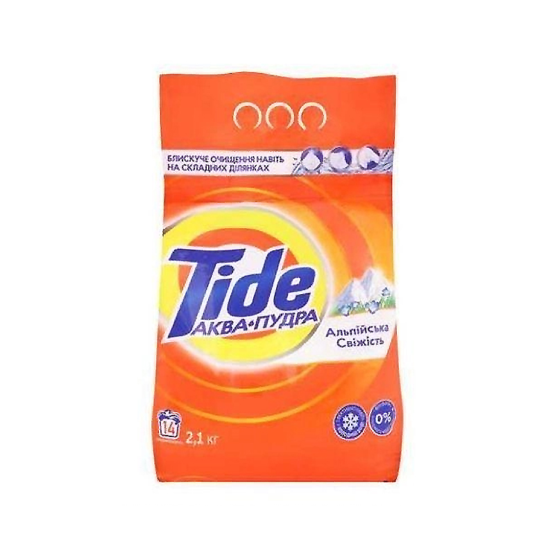 Пральний порошок Tide 2,1кг Альпійська свіжість (23811) large popup