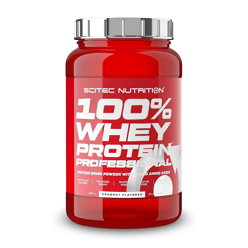 Протеїн 100% Whey Protein Professional 920 g (Coconut) large popup