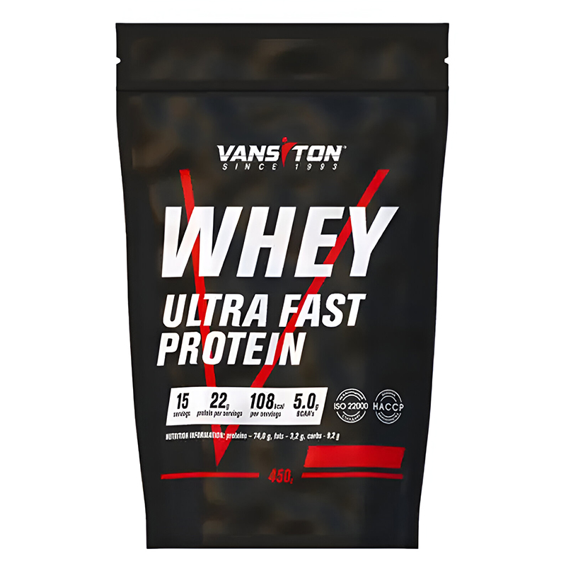 Протеїн Vansiton Ultra Protein 450 г (Яблучний пиріг) large popup