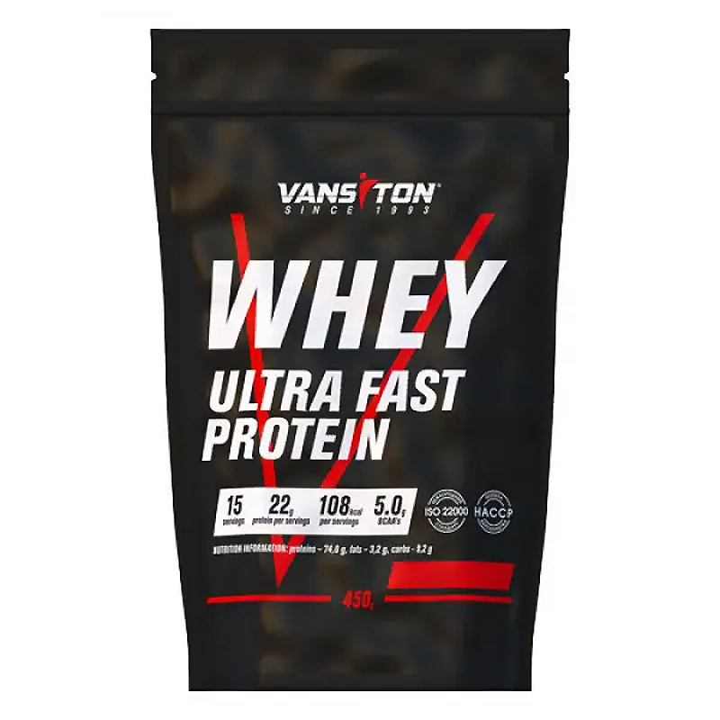 Протеїн Vansiton Ultra Protein 450 г (Вишня) large popup