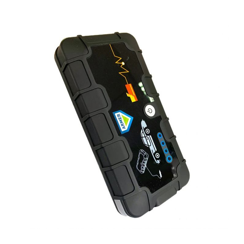 Пуско-зарядний пристрій ARMER автономний (power booster), 14200 mAh, 450A, 12V з USB та ліхтариком large popup
