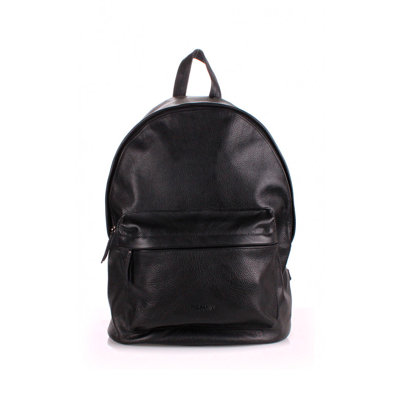 Рюкзак шкіряний POOLPARTY чорний (backpack-leather-black) large popup