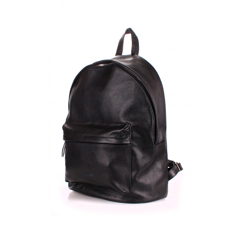 Рюкзак шкіряний POOLPARTY чорний (backpack-leather-black) large popup