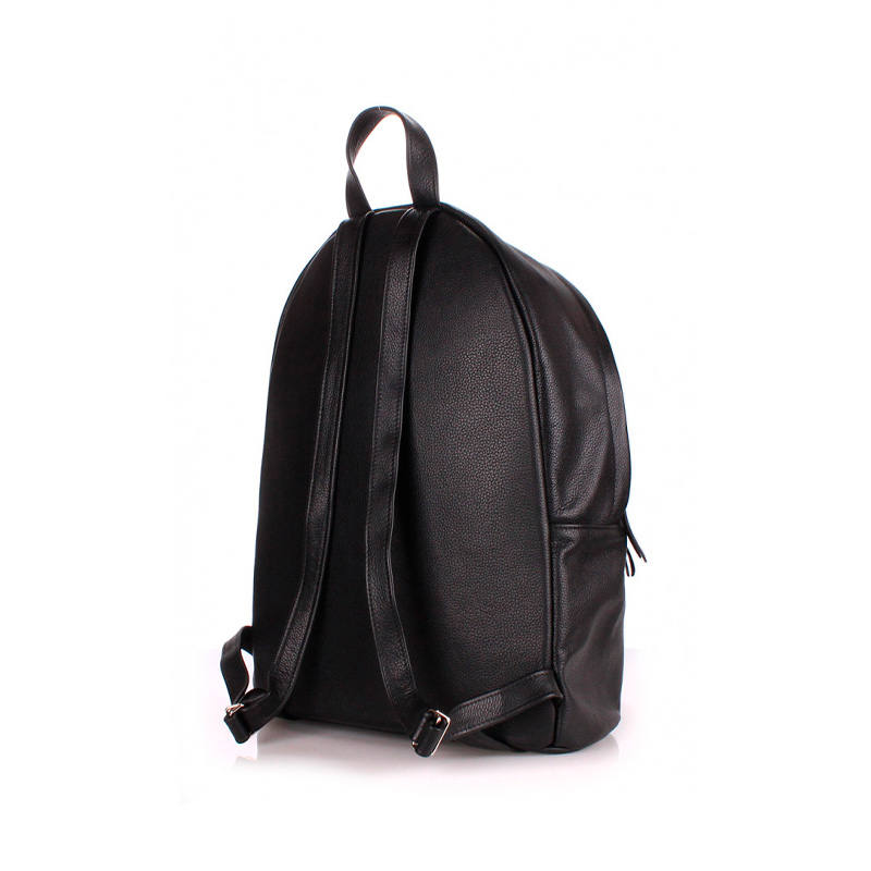 Рюкзак шкіряний POOLPARTY чорний (backpack-leather-black) large popup