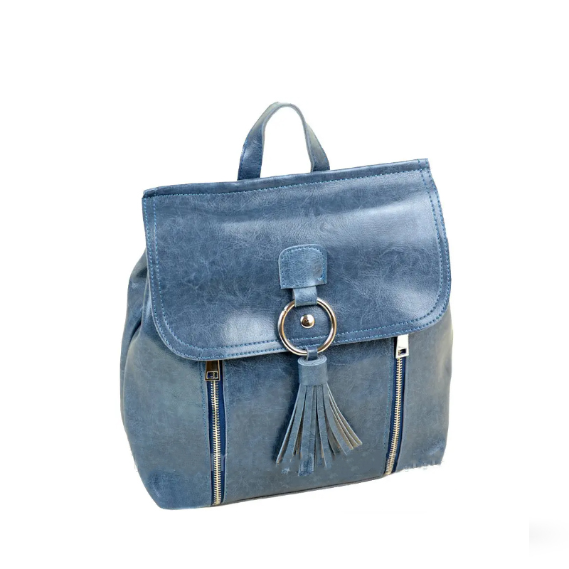 Рюкзак жіночий сумка (ALEX RAI 7-01 3357 blue) large popup