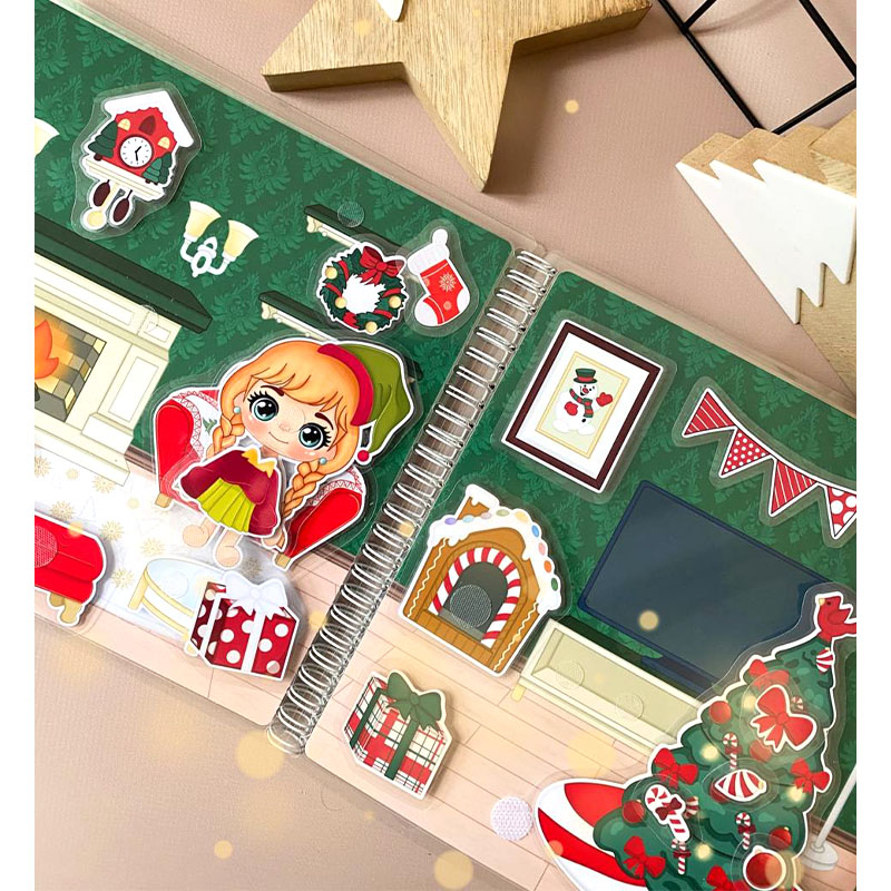 Розвиваючий альбом 'Merry Christmas Toca Boca', 21*21 см (WK8006) large popup