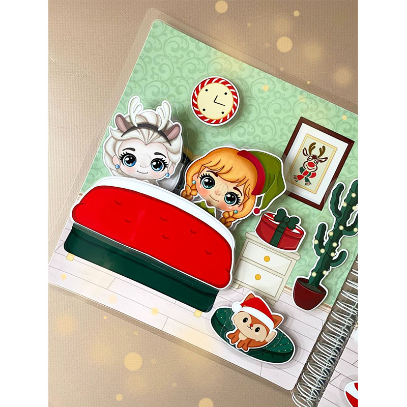 Розвиваючий альбом 'Merry Christmas Toca Boca', 21*21 см (WK8006) large popup