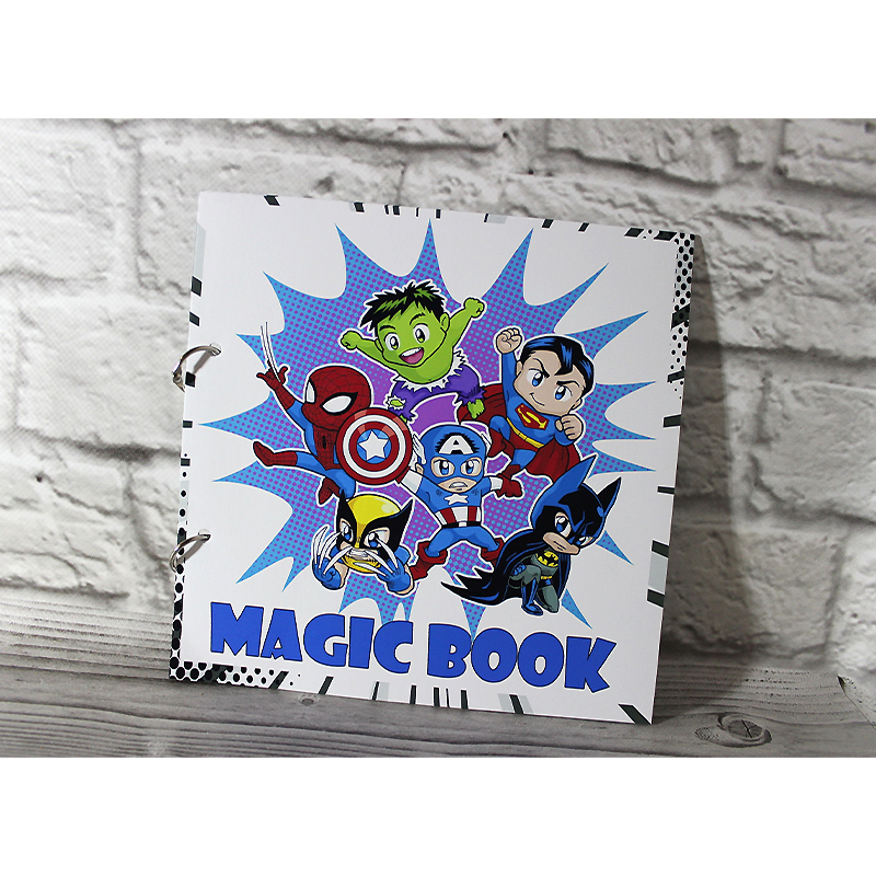 Розвиваючий альбом 'Розмальовка Супергерої (Magic book)' large popup