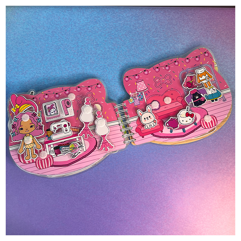 Розвиваючий альбом 'Toca Boca Hello Kitty', (WK8026) large popup