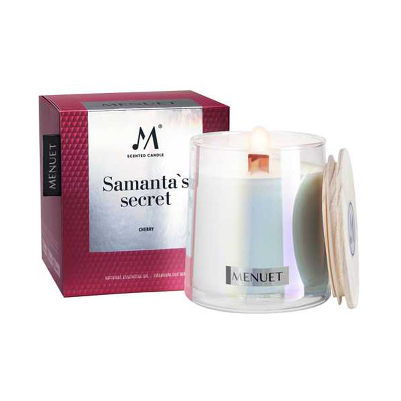 Свічка Menuet, Samantas secret, ароматична, 100% натуральний склад / ручна робота (M1009) large popup