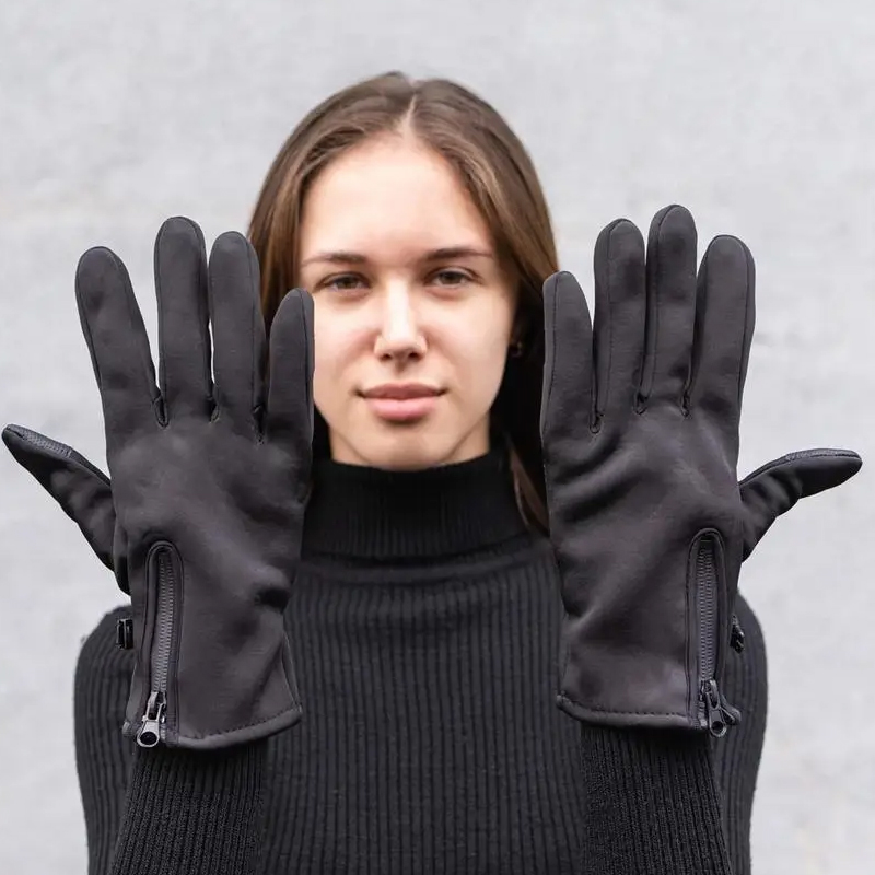 Сенсорні Перчатки Without Gloves Softshell 16-12 Black Woman (8049141) large popup