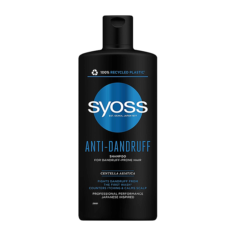 Шампунь Syoss Anti-Dandruff для волосся, 440мл (20394) large popup