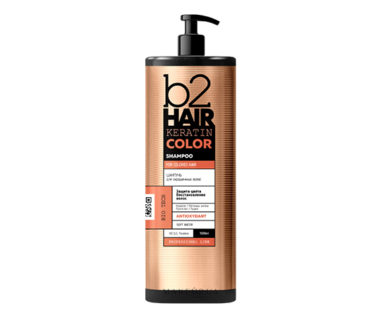 Шампунь B2HAIR Keratin Color, для фарбованого волосся, 1000 мл (610509)
 large popup