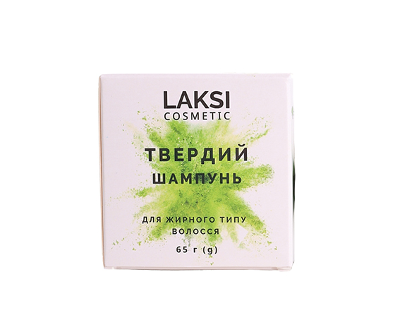 Шампунь твердий LAKSI, для жирного типу волосся, 65 г (690023) large popup