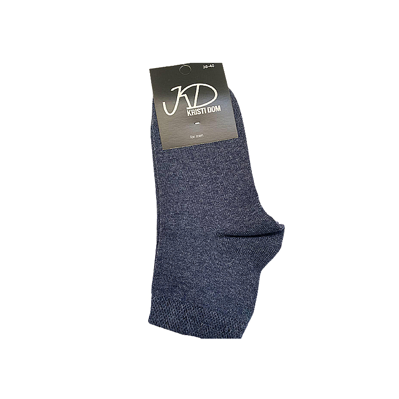 Шкарпетки KristiDom чоловічі стрейчеві, середні сині р. 36-40 (832315) large popup