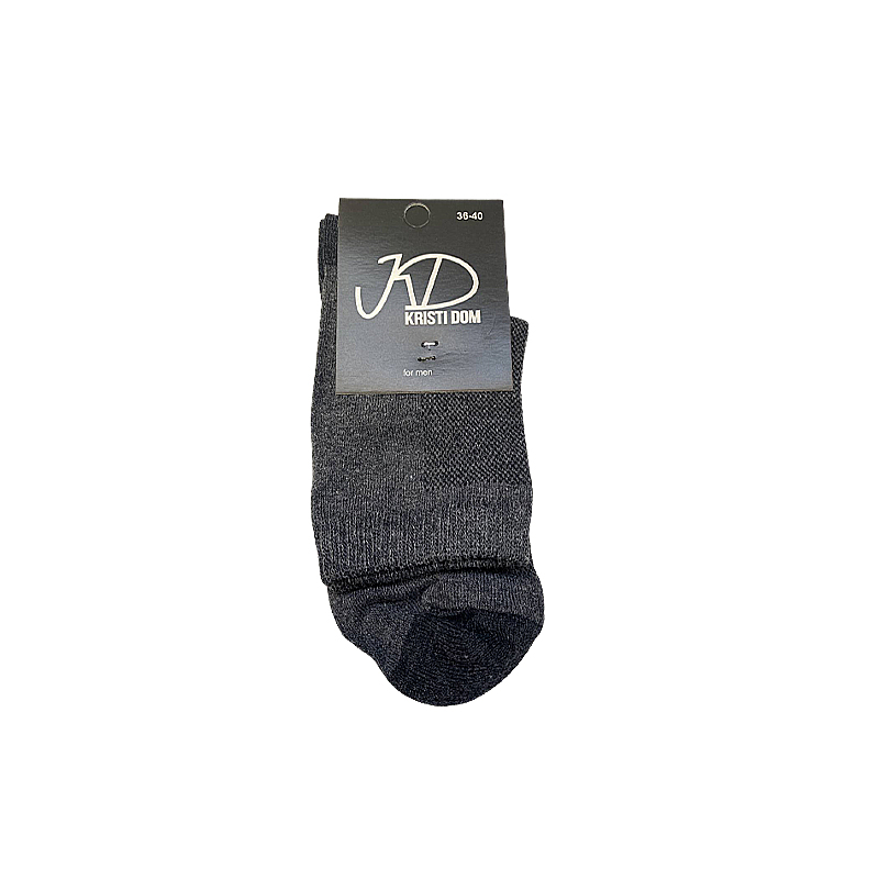 Шкарпетки KristiDom чоловічі стрейчові "сітка" класичні, сірі  р. 36-40 (832742) large popup
