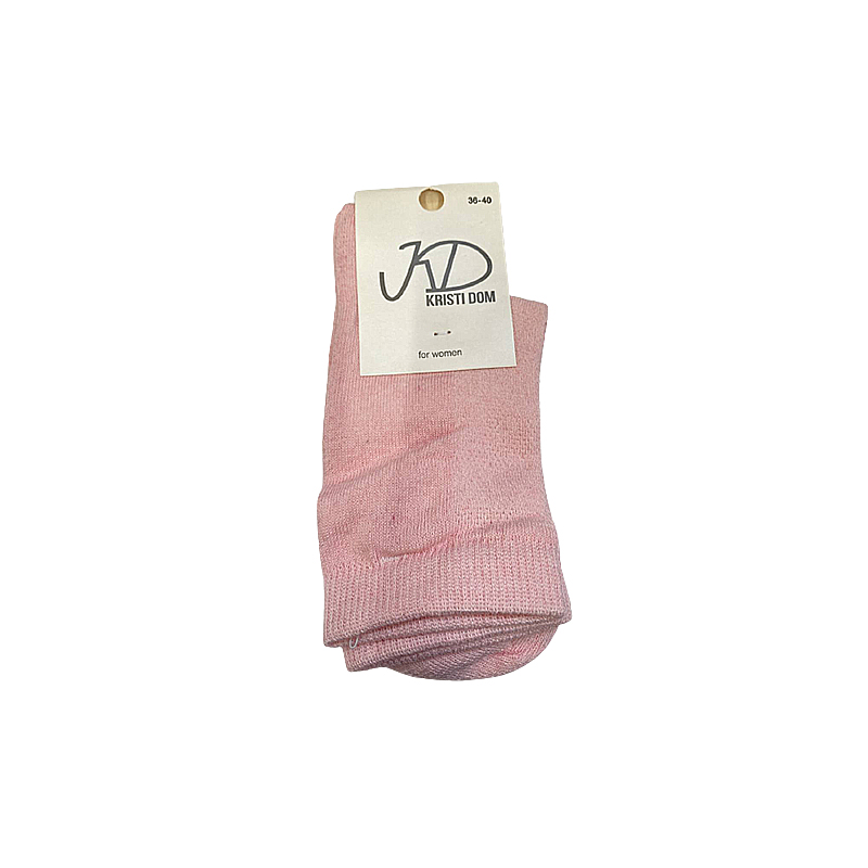 Шкарпетки KristiDom жіночі стрейчиві "сітка" класичні, рожеві р. 36-40 (832674) large popup