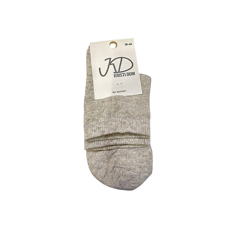 Шкарпетки KristiDom жіночі стрейчиві "сітка" сірі р. 36-40 (832636) large popup