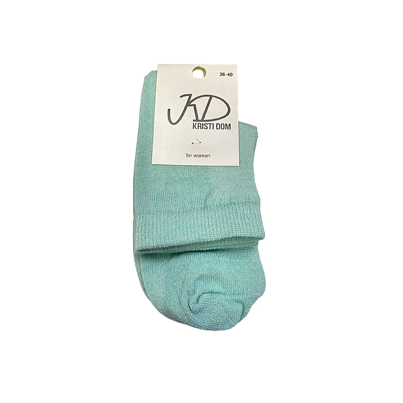Шкарпетки KristiDom жіночі стрейчиві "сітка" бірюзові р. 36-40 (833770) large popup