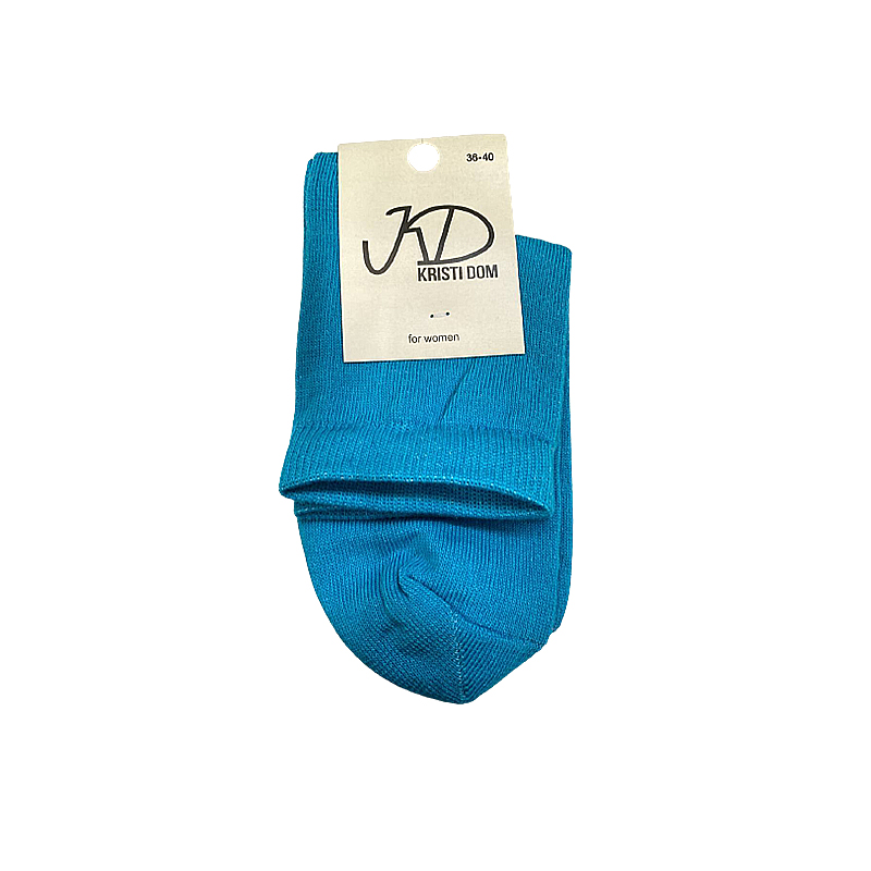 Шкарпетки KristiDom жіночі стрейчиві, середні сині р. 36-40 (832247) large popup