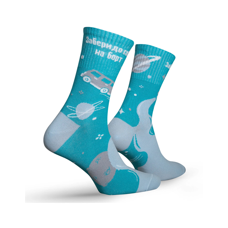 Шкарпетки PremierSocks жіночі, Забери до себе на борт, р.41-44 (14В35/1556) large popup