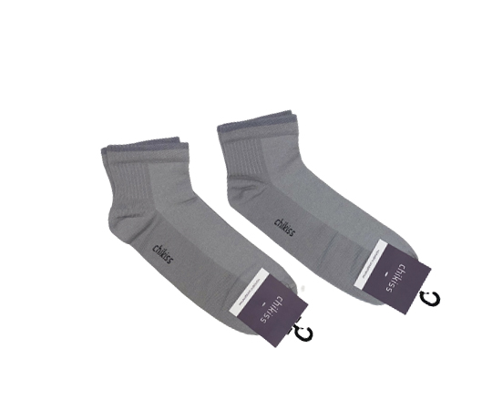 Шкарпетки короткі Chikiss CSM 073, чоловічі, сірі, р. 39-41
 large popup