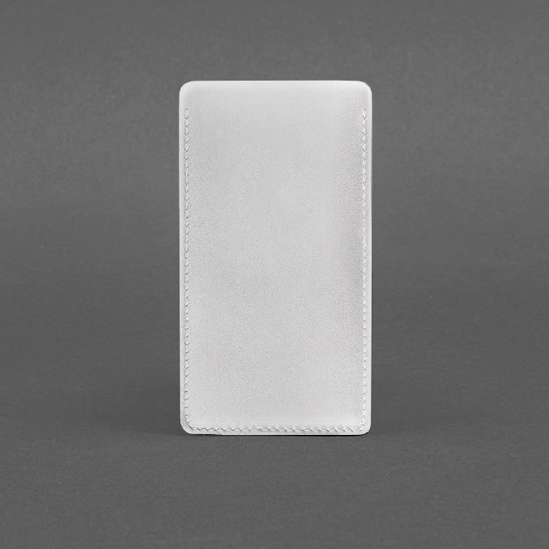 Шкіряний чохол для iPhone 12 Білий large popup