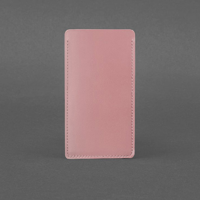 Шкіряний чохол для iPhone 13 Рожевий large popup