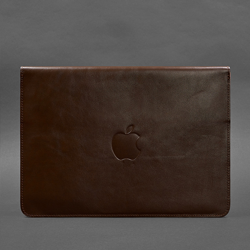 Шкіряний чохол-конверт на магнітах для MacBook large popup