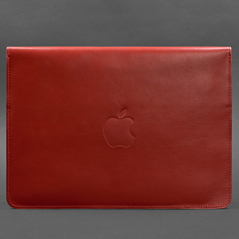 Шкіряний чохол-конверт на магнітах для MacBook 15 дюйм large popup