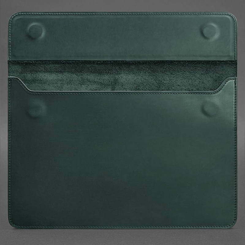 Шкіряний чохол-конверт на магнітах для MacBook large popup