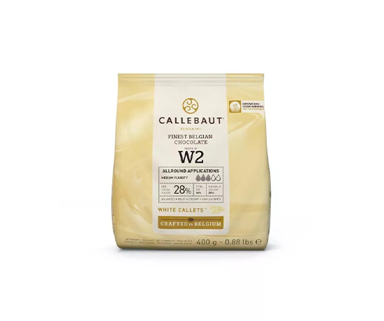 Шоколад Бельгийский Callebaut белый, каллеты 0,4кг W2 (60002740) large popup