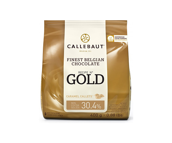 Шоколад Бельгійський Callebaut Gold з карамеллю каллети 0,4кг (6510) large popup