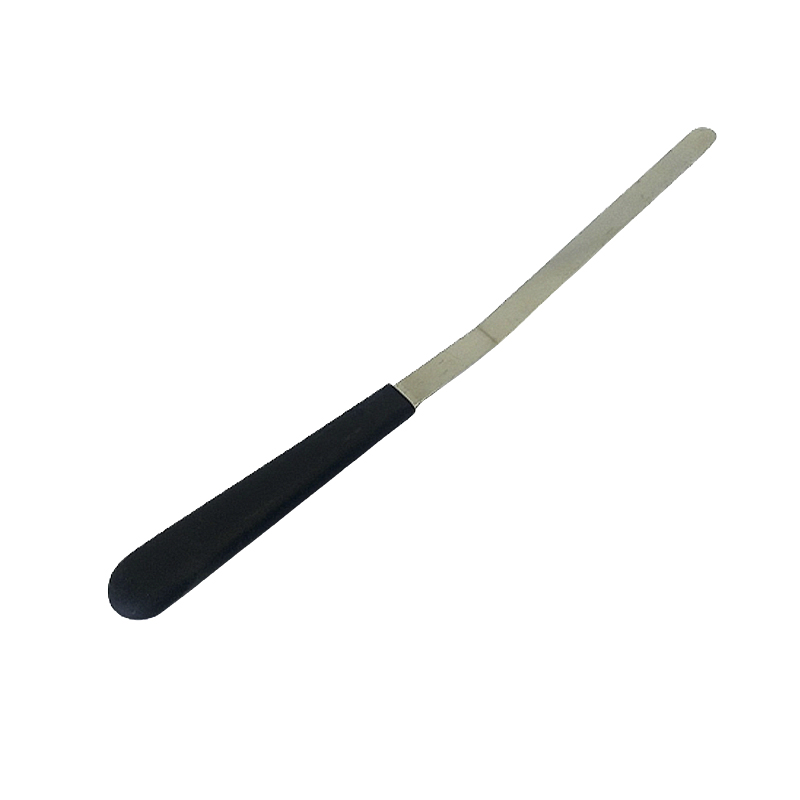 Шпатель кондитерський з пластмасовою ручкою, вигнутий 29 см (606224202) large popup