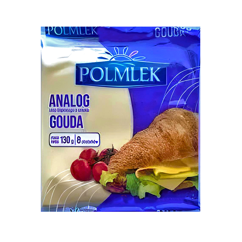 Сир порційний тостовий Polmlek Gouda (Гауда), 130 г large popup