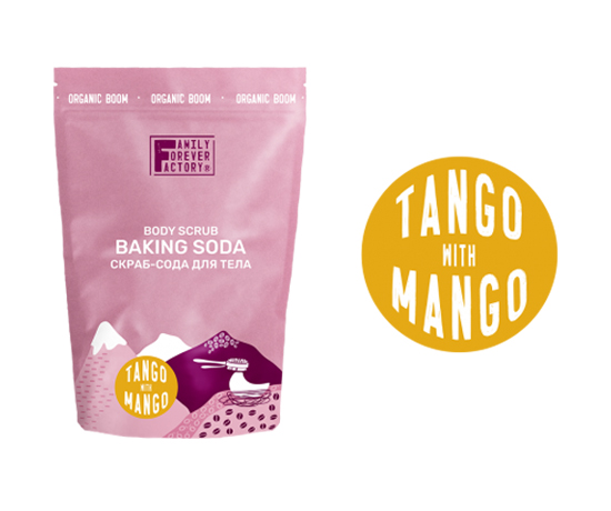 Скраб - сода Family Forever Factory для тела Танго з манго, 200 г large popup