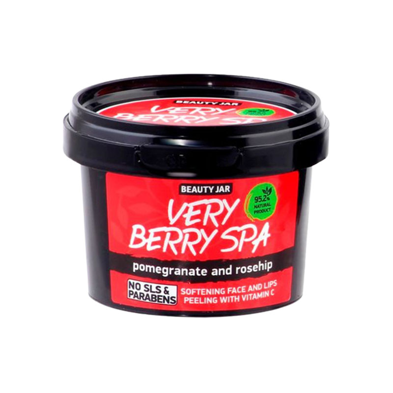 Скраб для обличчя і губ BEAUTY JAR Very Berry Spa, 120 г (830384) large popup