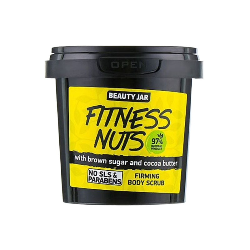 Скраб для тіла BEAUTY JAR Fitness Nuts цукровий, зміцнюючий, 200 г (830728) large popup