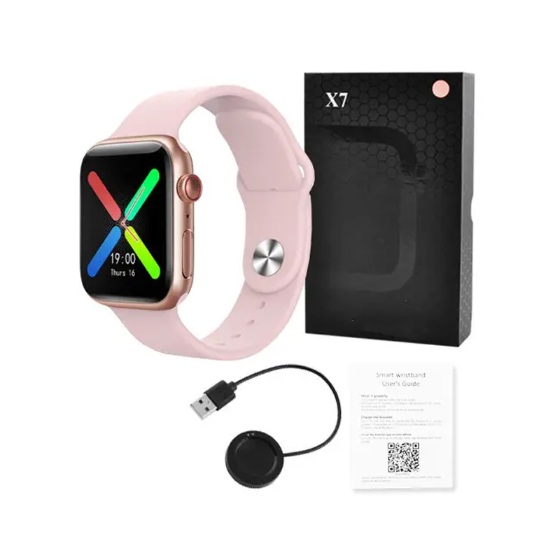 Смарт годинник Smart Watch X7 з тонометром, рожевий (X7 Pink) large popup